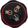 InLine 69927U Acoplador de rede IP68, 3 polos, 3 vias (T), M20, preto