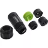 InLine 69927W Acoplador de rede IP68, 3 polos, ficha/tomada, M20, preto