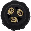 InLine 69927W Acoplador de rede IP68, 3 polos, ficha/tomada, M20, preto