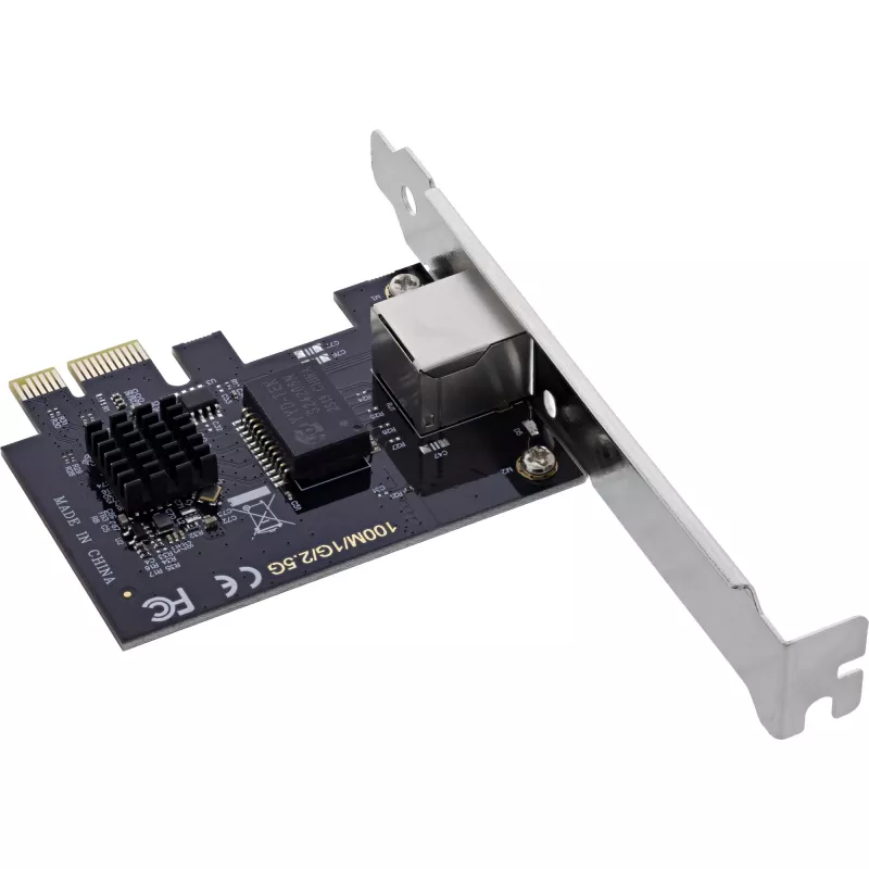 Placa de rede interna InLine 51125T Ethernet 2500 Mbit/s