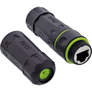 Adaptador de mudança de género InLine 69927H – tipo de acoplador RJ45 (conector de cabo de rede)