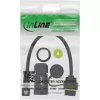 Adaptador de mudança de género de cabo InLine 69927K — adaptador para inverter o género da ficha