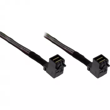 Cabo Serial Attached SCSI (SAS) InLine 27626C 0,75 m preto