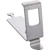 InLine 76203L Suporte de módulo metálico Keystone SNAP-In, simples, para calha DIN, com patilha