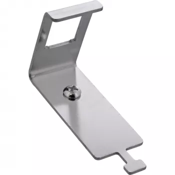InLine 76203L Suporte de módulo metálico Keystone SNAP-In, simples, para calha DIN, com patilha