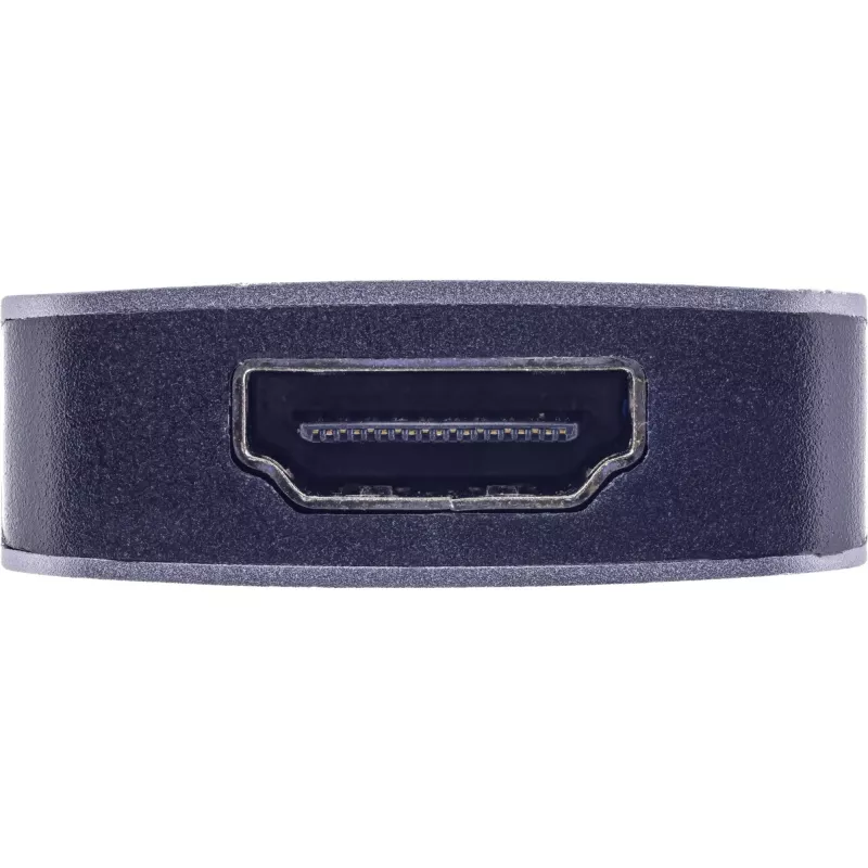 Hub de interfaces InLine 33271A USB 3.2 Gen 1 (3.1 Gen 1) Type-C 5000 Mbit/s cinzento