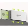 Hub de interfaces InLine 35395M USB 3.2 Gen 2 (3.1 Gen 2) Type-C 10000 Mbit/s prateado