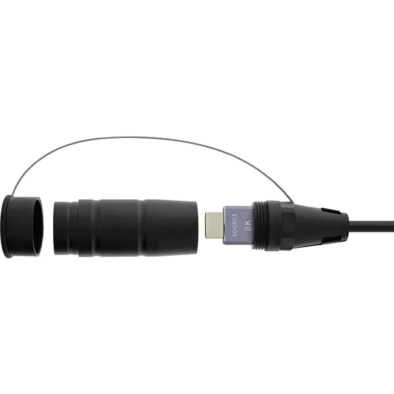 Cabo HDMI InLine 17950T, 50 m, HDMI Type-A macho-macho, HDMI 2.1, 48 Gbit/s, preto