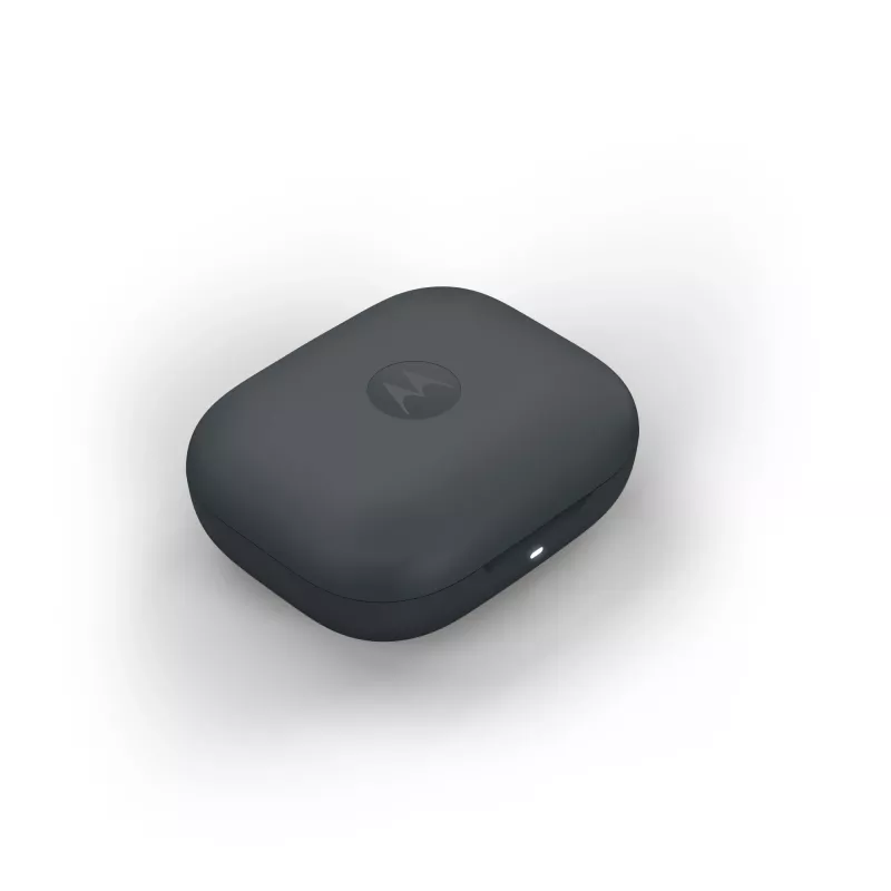 Headset MOTOROLA Moto Buds Bass TWS Bluetooth In-Ear para chamadas e música, preto, 51 g
