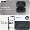 Headset MOTOROLA Moto Buds Bass TWS Bluetooth In-Ear para chamadas e música, preto, 51 g