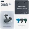 Headset MOTOROLA Moto Buds Bass TWS Bluetooth In-Ear para chamadas e música, preto, 51 g