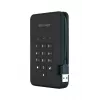 Unidade de estado sólido encriptada segura iStorage diskAshur2 256-bit 1 TB USB 3.2 – preto IS-DA2-256-SSD-1TB-B