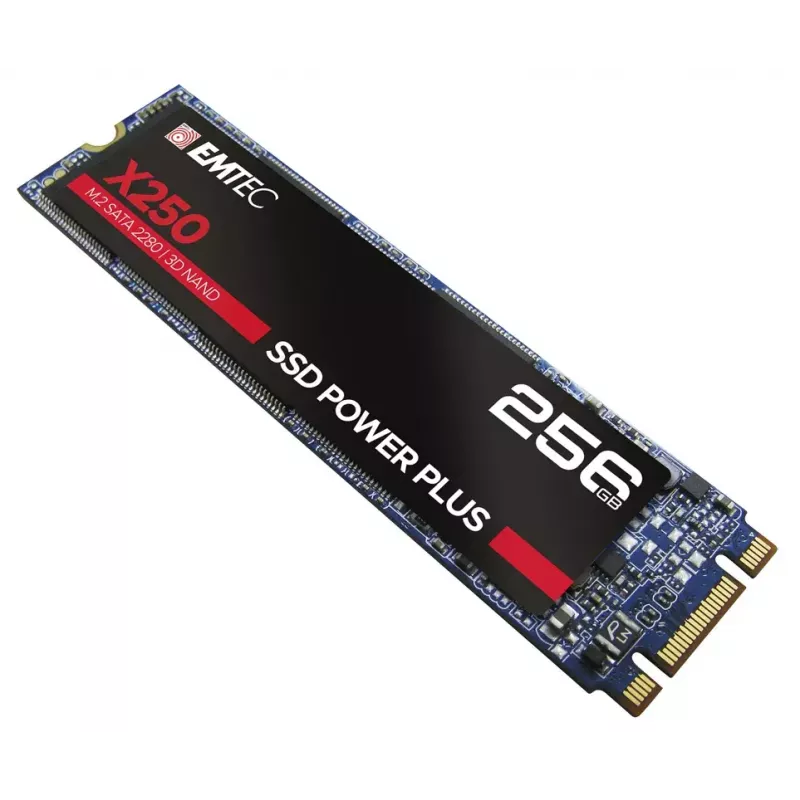 Unidade SSD Emtec 256 GB M.2 Serial ATA III 3D NAND X250