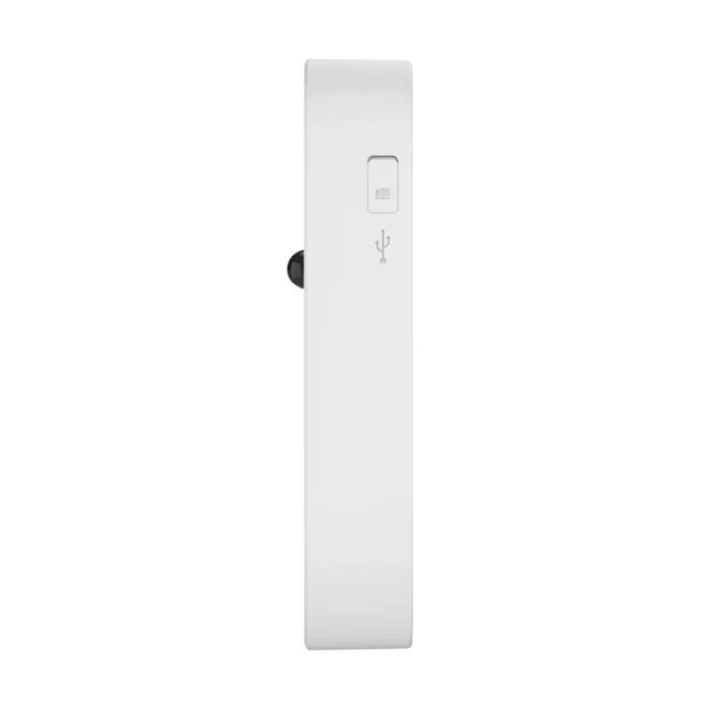 Campainha de vídeo TRUST DOORCAM-3000, 3 MP, Wi‑Fi 2.4 GHz, MicroSD até 256 GB, bateria/USB, preto/branco