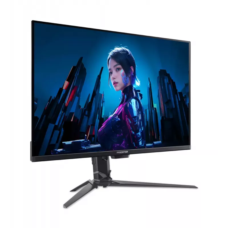 Monitor Acer Predator X32 X5 X32X5bmiiphuzx QD‑OLED 31,5 polegadas 4K 3840×2160 0,01 ms USB‑C HDR preto