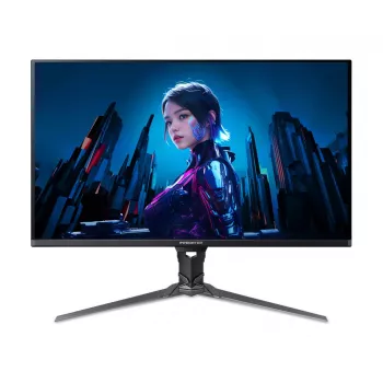 Monitor Acer Predator X32 X5 X32X5bmiiphuzx QD‑OLED 31,5 polegadas 4K 3840×2160 0,01 ms USB‑C HDR preto