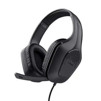 Headset com fios Trust GXT 417 Zirox arco de cabeça gaming preto