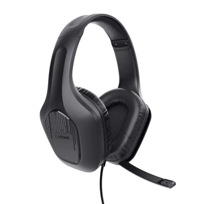 Headset com fios Trust GXT 417 Zirox arco de cabeça gaming preto
