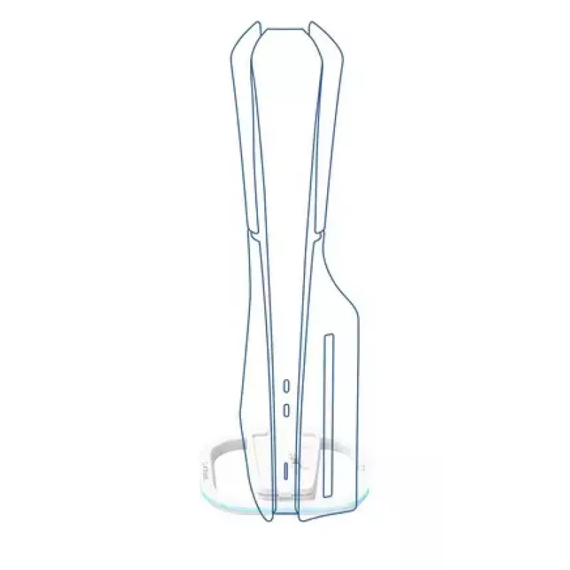 Suporte Trust GXT 229 LED PlayStation 5 com fios branco