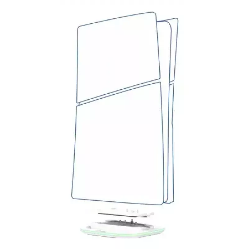 Suporte Trust GXT 229 LED PlayStation 5 com fios branco