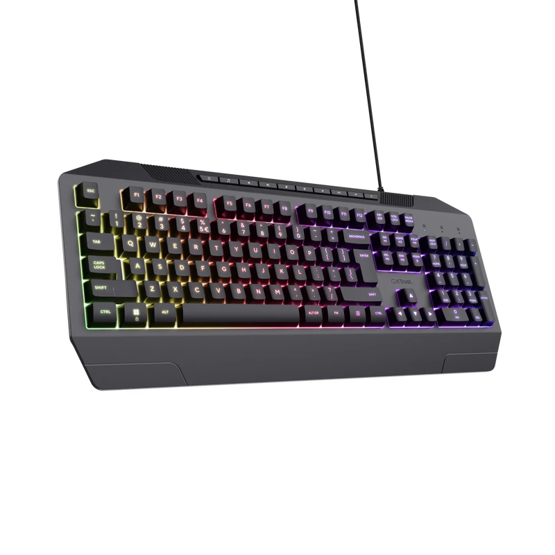 Teclado gaming Trust GXT 836 EVOCX USB alemão preto