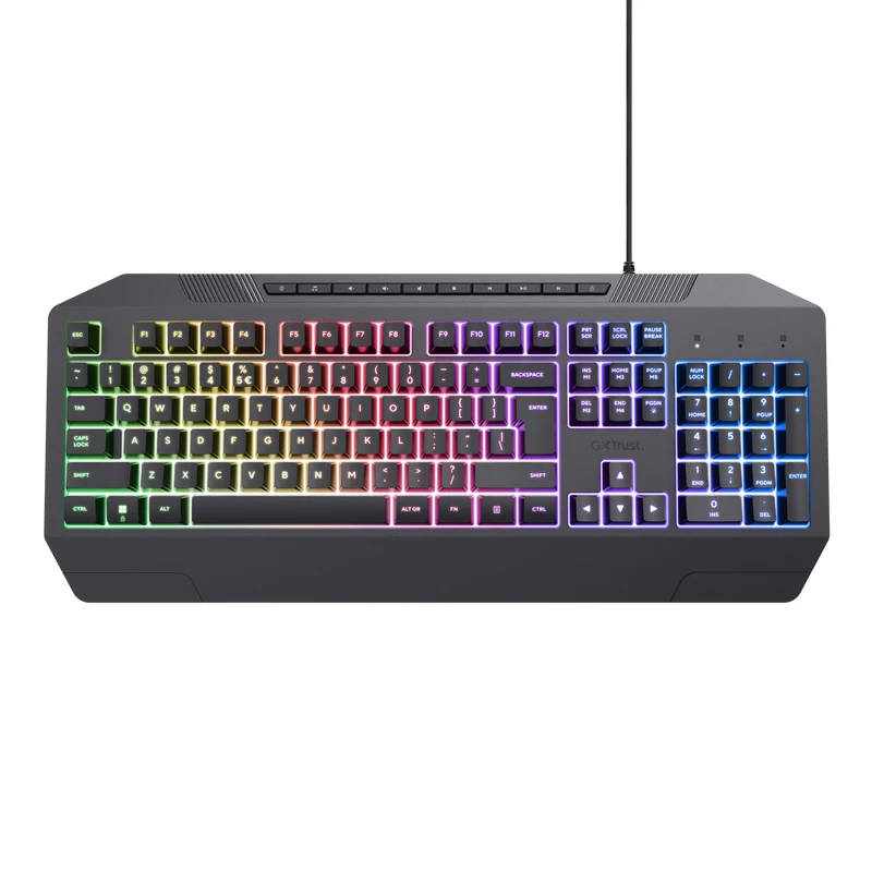 Teclado gaming Trust GXT 836 EVOCX USB alemão preto