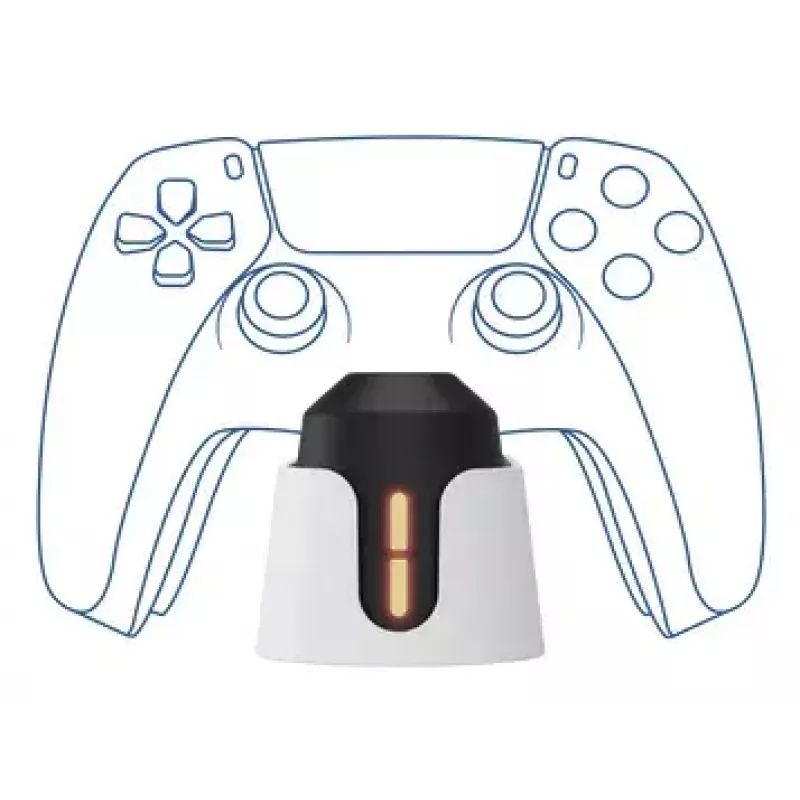 Estação de carregamento Trust GXT 228 Dual para PlayStation 5 preto branco