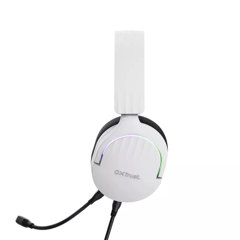 Trust GXT 490W Fayzo headset gaming USB 7.1, com fio, branco