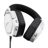 Headset Trust GXT 493W Carus com fios e sem fios arco de cabeça, capacete gaming USB Type-C / USB Type-A Bluetooth branco
