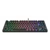 Teclado gaming mecânico TRUST 26135, 80% 87 teclas, layout QWERTZ alemão, USB com fios, preto, cabo de 1,8 m