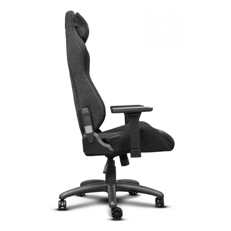 Cadeira gaming universal TRUST GXT 723 — assento acolchoado, carga máx. 150 kg, 710×750 mm, altura até 134 cm, cinzento