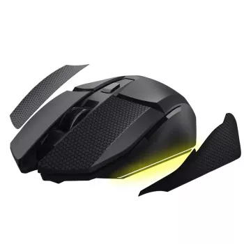 Rato gaming TRUST GXT 122 Felox+ — destro, ótico, RF Wireless + Bluetooth, 10000 DPI, 7 botões, Multi-LED, preto