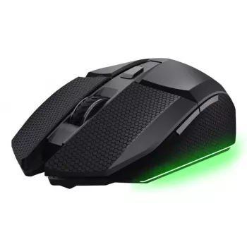 Rato gaming TRUST GXT 122 Felox+ — destro, ótico, RF Wireless + Bluetooth, 10000 DPI, 7 botões, Multi-LED, preto