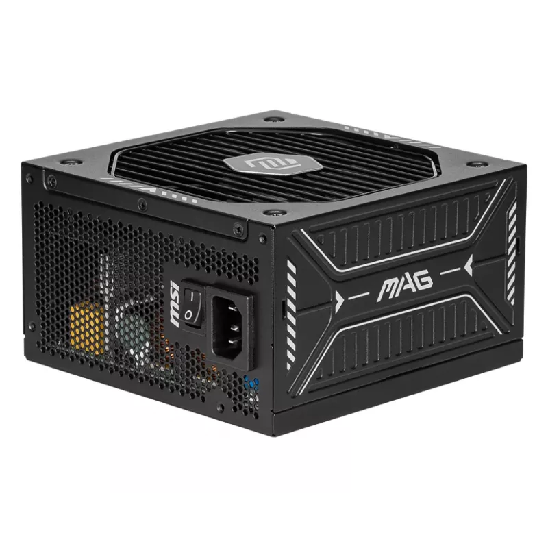 Fonte de alimentação MSI MAG A650GLS PCIE5 650 W 24 pinos ATX ATX preto