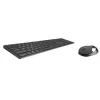 Teclado e rato Rapoo 9850M incluídos Home RF Wireless Bluetooth QWERTZ alemão cinzento