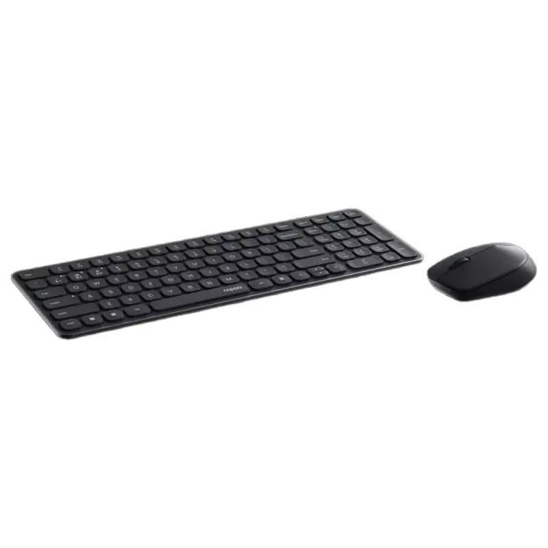 Teclado e rato Rapoo 9310M incluídos Wireless Bluetooth preto