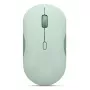Rato ótico Bluetooth ambidestro Lenovo 350 2400 DPI, 6 botões, verde