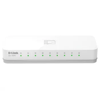 D-Link 0 Fast Ethernet (10/100) não gerido de secretária branco