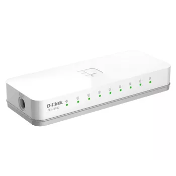 D-Link 0 Fast Ethernet (10/100) não gerido de secretária branco