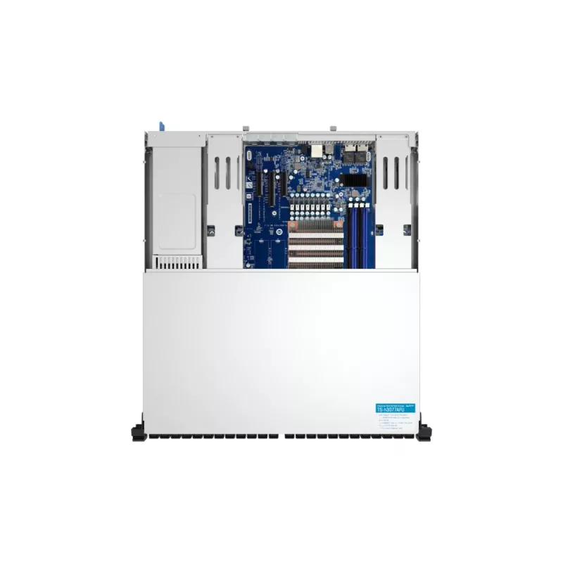 QNAP TS-H3077AFU-R7-64G NAS/servidor de armazenamento Rack (2U) AMD Ryzen™ 5 64 GB DDR5 0 TB QuTS hero Black, metálico