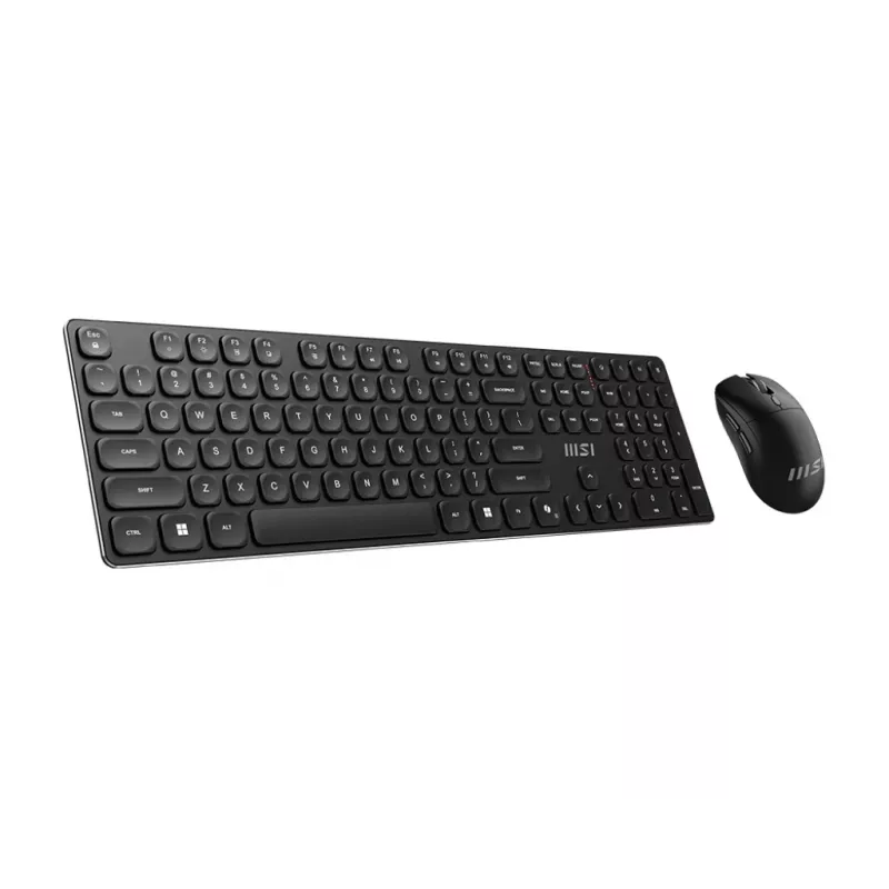 MSI FORGE K210 WIRELESS COMBO teclado e rato incluídos Home/Office USB preto