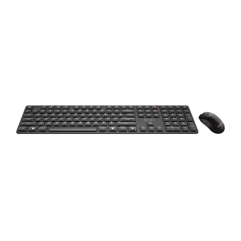 MSI FORGE K210 WIRELESS COMBO teclado e rato incluídos Home/Office USB preto