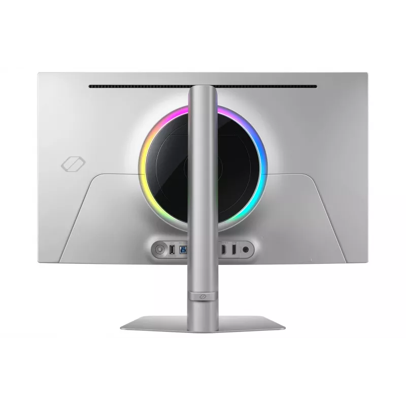 Monitor de computador Samsung S27FG814SU 27 polegadas 4K UHD OLED 2160×3840, 0,03 ms, ângulo de visão 178°, VESA, altura ajustável, metálico