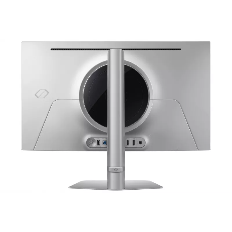 Monitor de computador Samsung S27FG814SU 27 polegadas 4K UHD OLED 2160×3840, 0,03 ms, ângulo de visão 178°, VESA, altura ajustável, metálico