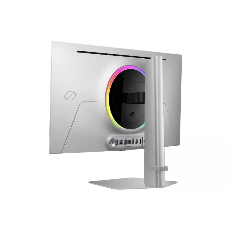 Monitor de computador Samsung S27FG814SU 27 polegadas 4K UHD OLED 2160×3840, 0,03 ms, ângulo de visão 178°, VESA, altura ajustável, metálico