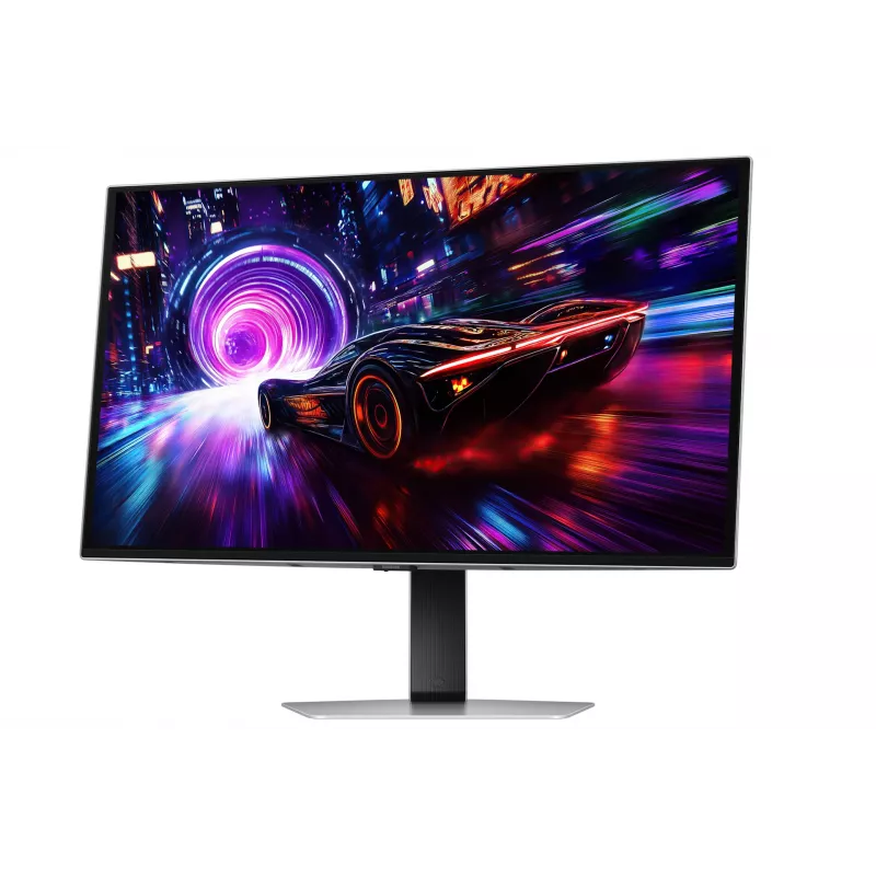Monitor de computador Samsung S27FG814SU 27 polegadas 4K UHD OLED 2160×3840, 0,03 ms, ângulo de visão 178°, VESA, altura ajustável, metálico