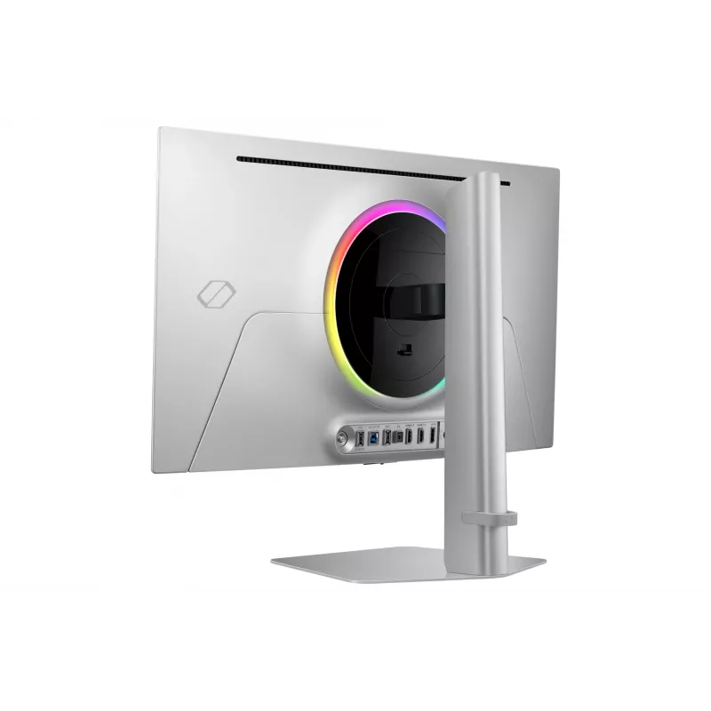 Monitor de computador Samsung S27FG814SU 27 polegadas 4K UHD OLED 2160×3840, 0,03 ms, ângulo de visão 178°, VESA, altura ajustável, metálico