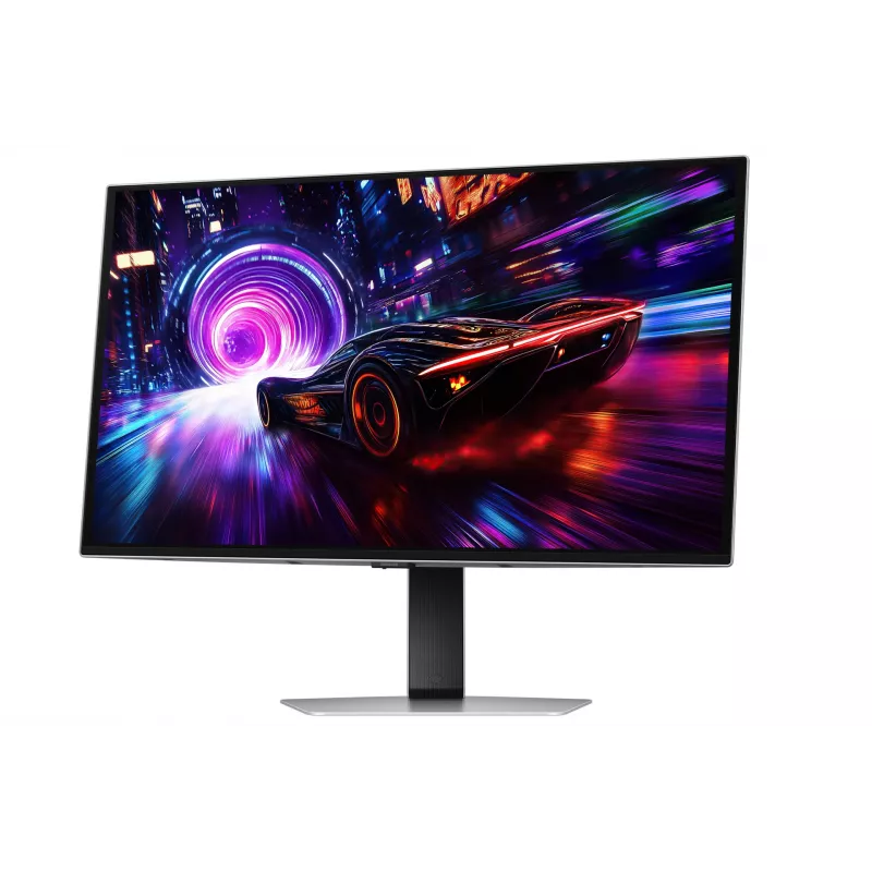 Monitor de computador Samsung S27FG814SU 27 polegadas 4K UHD OLED 2160×3840, 0,03 ms, ângulo de visão 178°, VESA, altura ajustável, metálico