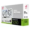 Placa gráfica ASUS ROG Astral GeForce RTX 5090, 32 GB GDDR7, 512 bits, PCIe 5.0, 3 ventoinhas, branca