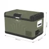 Frigorífico portátil com compressor Yolco GCX47 verde 47L de capacidade energeticamente eficiente